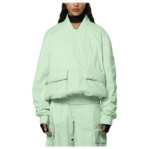 RAINS Fuse Bomber Jacket Woman's Mineral NWT $300 Size Small